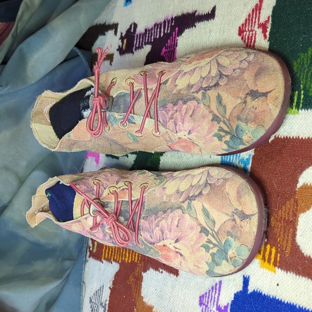 John Fluevog Chukka Budapest Boot In Floral Suede